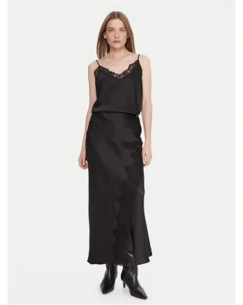 Fusta maxi,  neagra