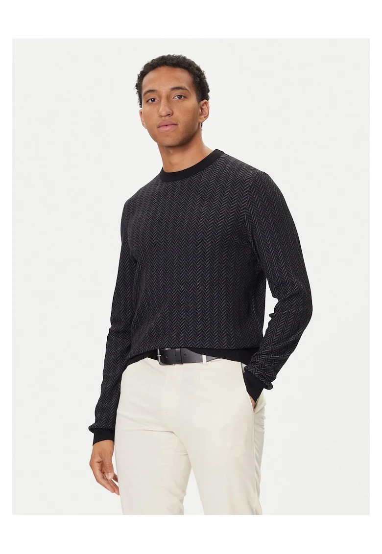 Pulover elegant barbati  negru
