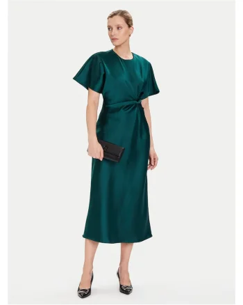 Rochie  verde, fabrica usoara