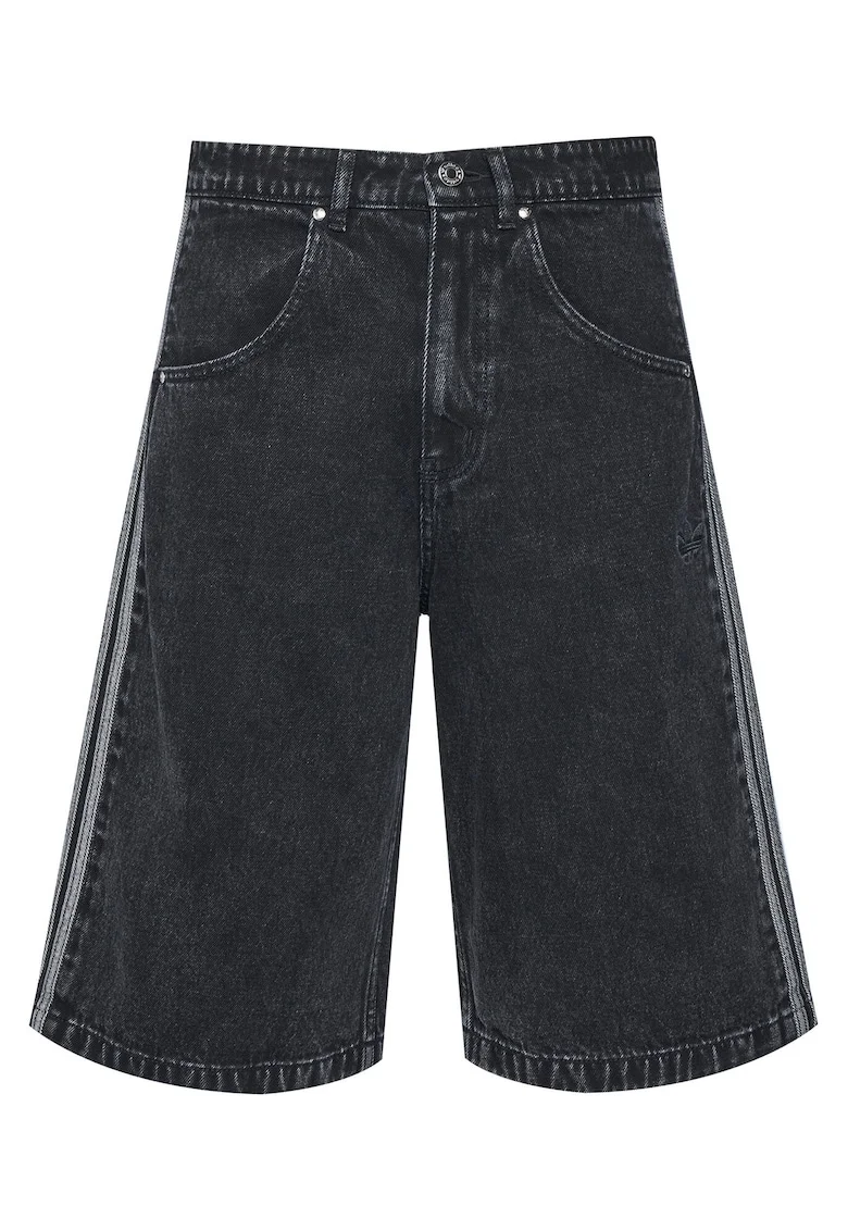 Pantaloni scurti barbati,  denim, negru