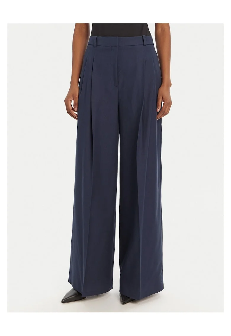 Pantaloni eleganti pentru dama  bleumarin,