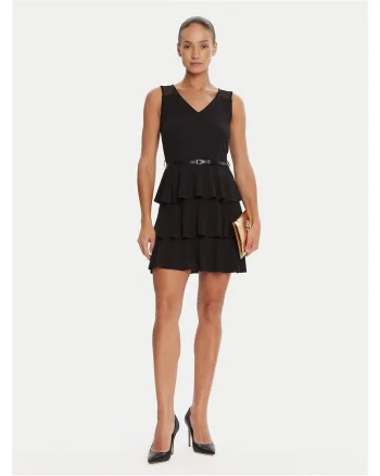 Rochie de cocktail,  negru, fabrica usoara, eleganta