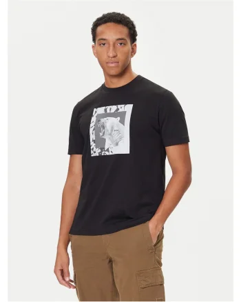 Tricou barbat  negru, din bumbac