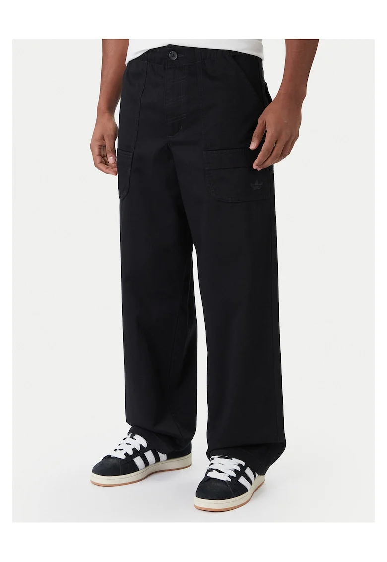 Pantaloni barbati  negru, material respirabil