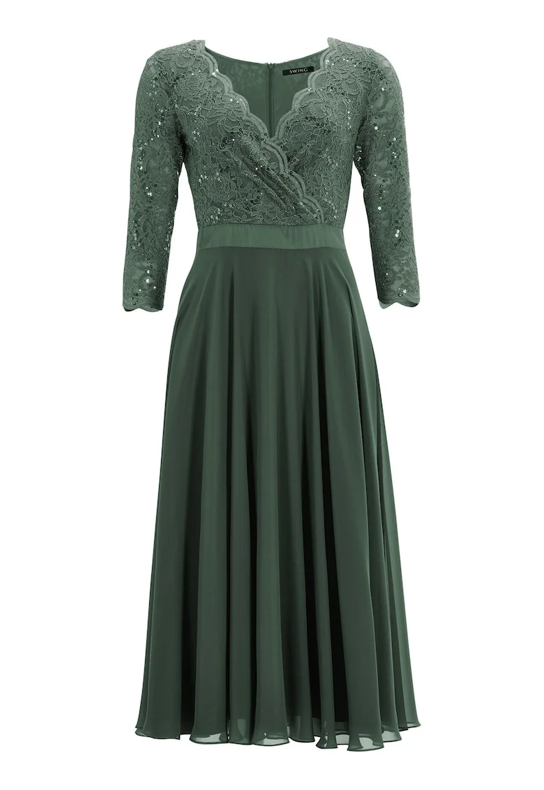 Rochie de cocktail, dama,  verde