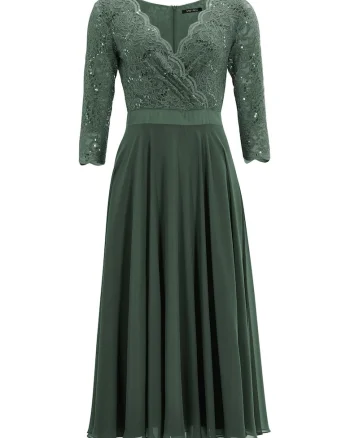 Rochie de cocktail, dama,  verde