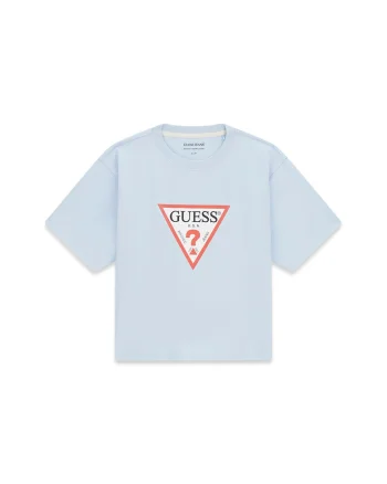 Tricou din bumbac cu logo, Rosu/Alb/Albastru glaciar