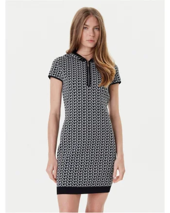 Rochie tricotata de dama  gri, fabricata din material de calitate