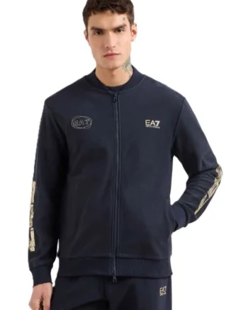Bluza cu fermoar  pentru Lifestyle, M T-TOP FZ GOLD, 7M000314-AF13527-UB102, Albastru, Albastru