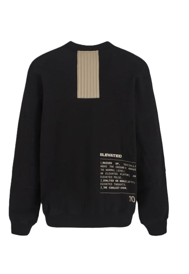 Bluza  pentru Lifestyle, U T-TOP CN COFT, 7X000078-AF14570-UC001, Negru, Negru