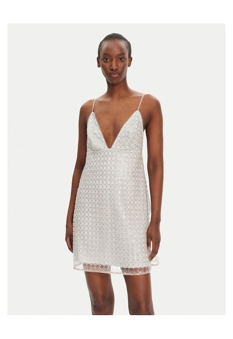 Rochie de cocktail,  bej