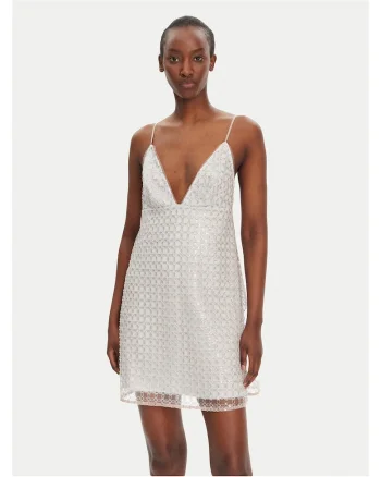 Rochie de cocktail,  bej