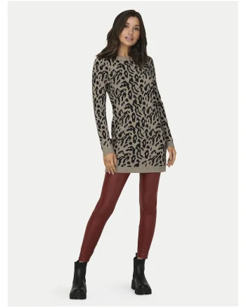 Rochie tricotata de dama  bej