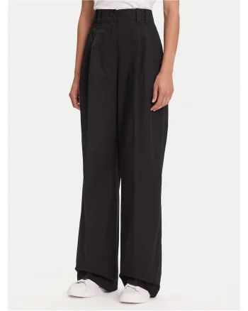 Pantaloni evazati pentru dama,  negru