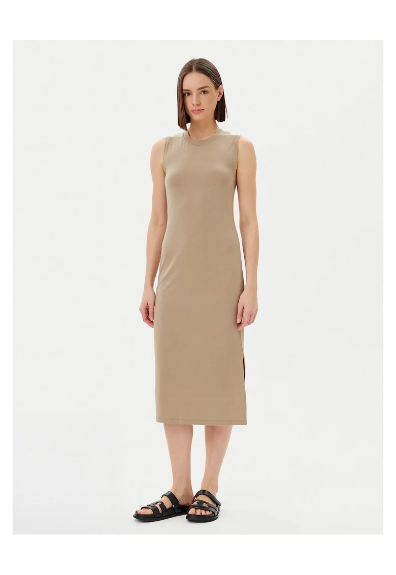 Rochie de zi,  bej, femei