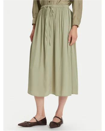 Fusta midi dama  verde