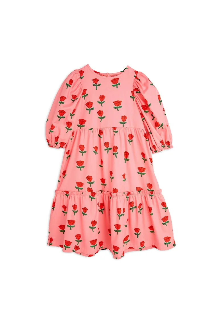 Rochie fete,  Roz, Floral