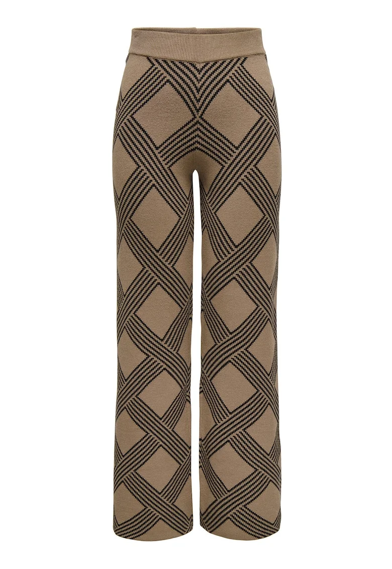 Pantaloni pentru dama  bej/negru