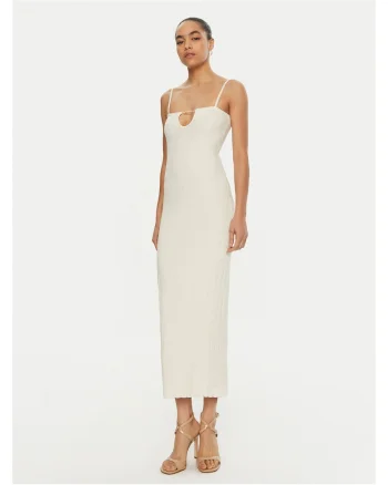 Rochie tricotata de dama  alba