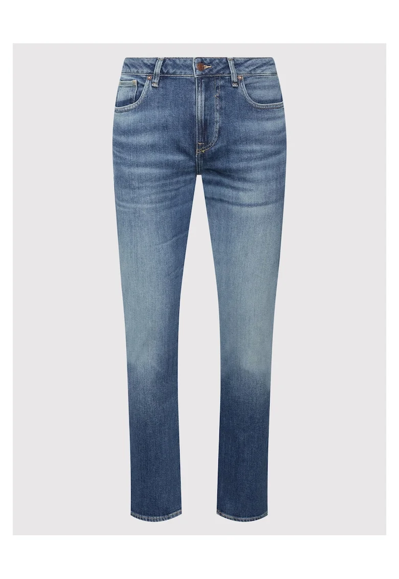 Blugi barbati  albastru inchis, denim