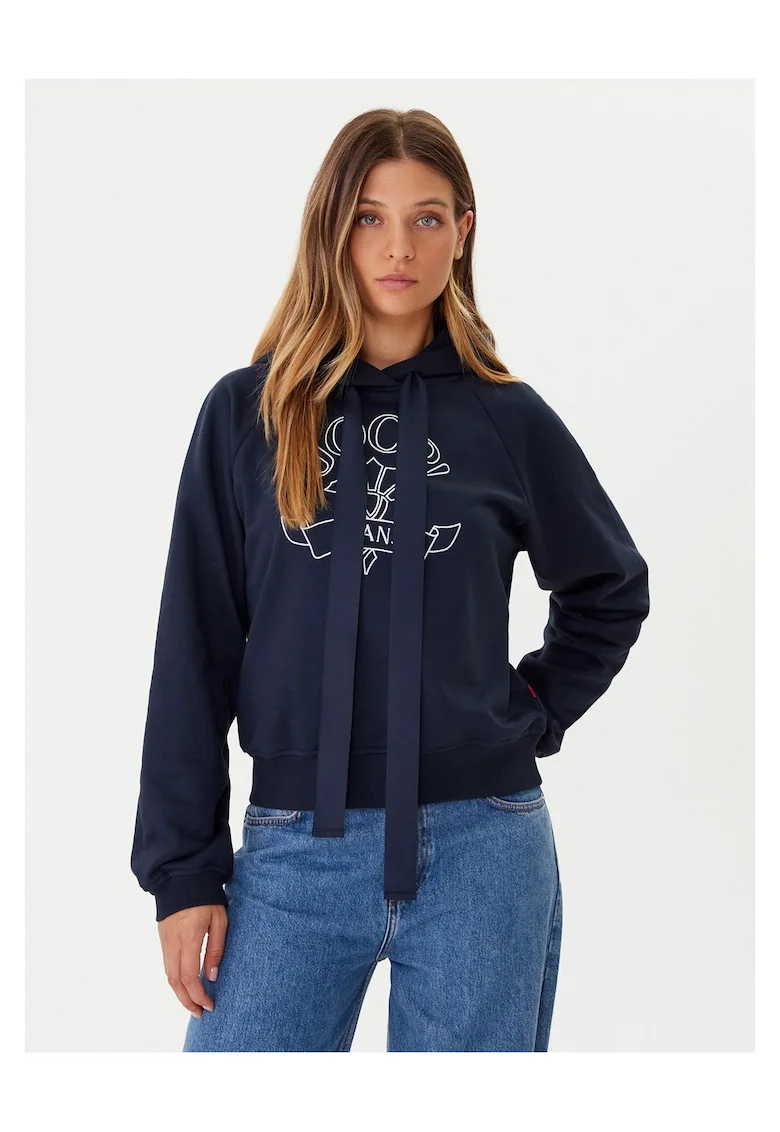 Hanorac dama  bleumarin, din material de calitate