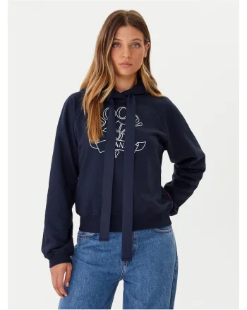 Hanorac dama  bleumarin, din material de calitate