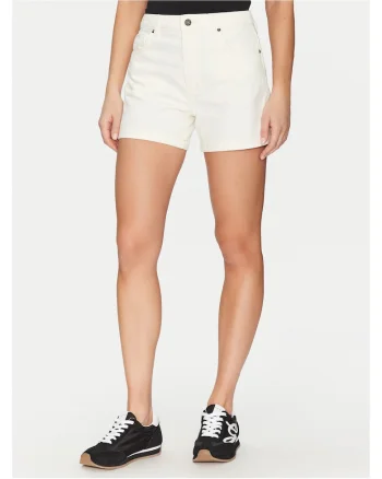 Blugi scurti pentru dama  albi, denim,