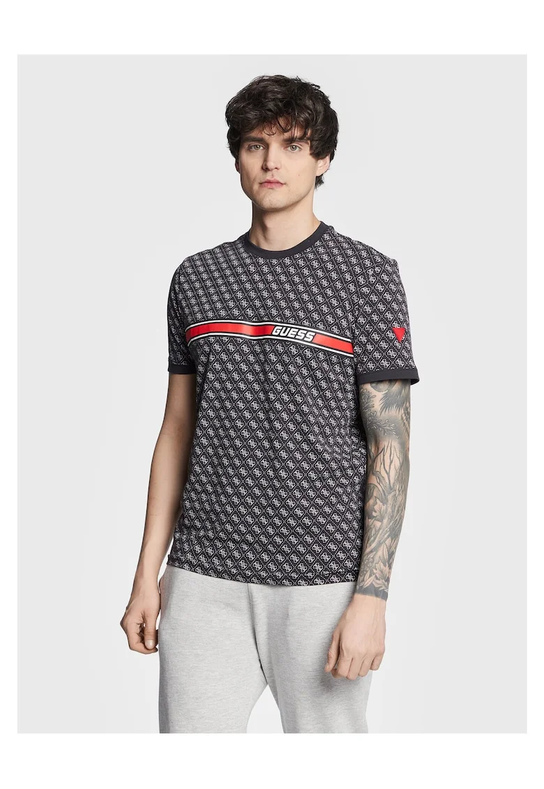 Tricou barbati  negru, bumbac,