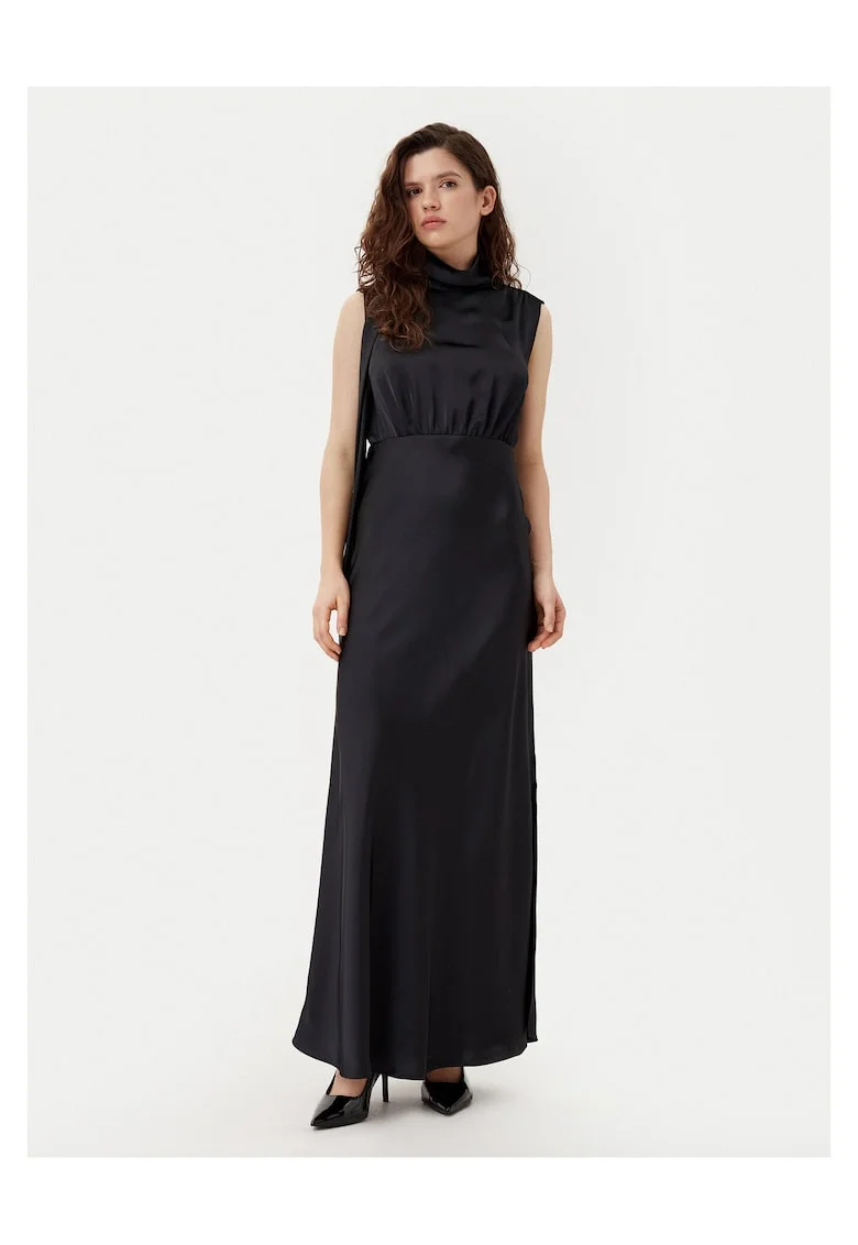 Rochie de cocktail dama  negru, maxi