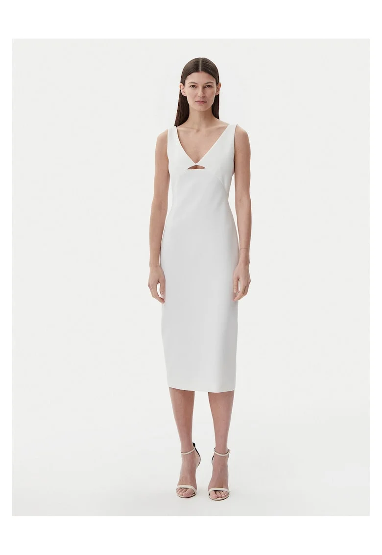 Rochie de cocktail dama  alba