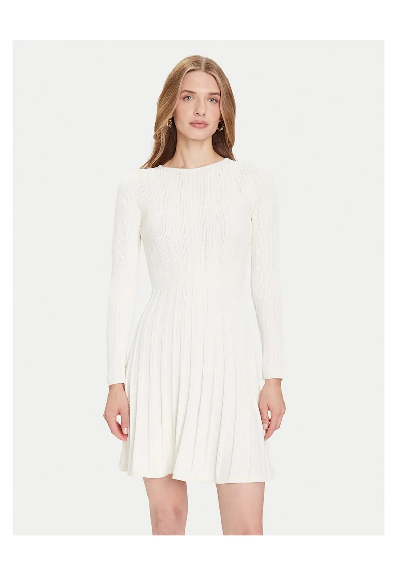 Rochie tricotata de dama  bej,