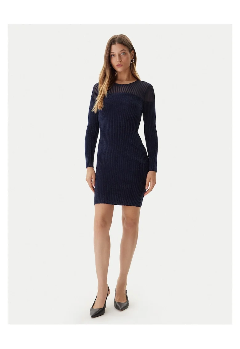 Rochie tricotata de dama  bleumarin,