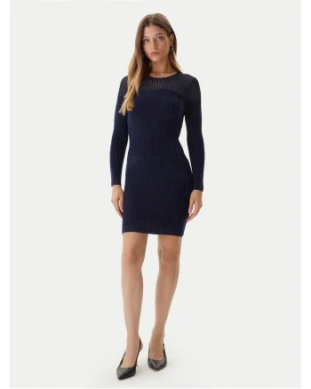 Rochie tricotata de dama  bleumarin,