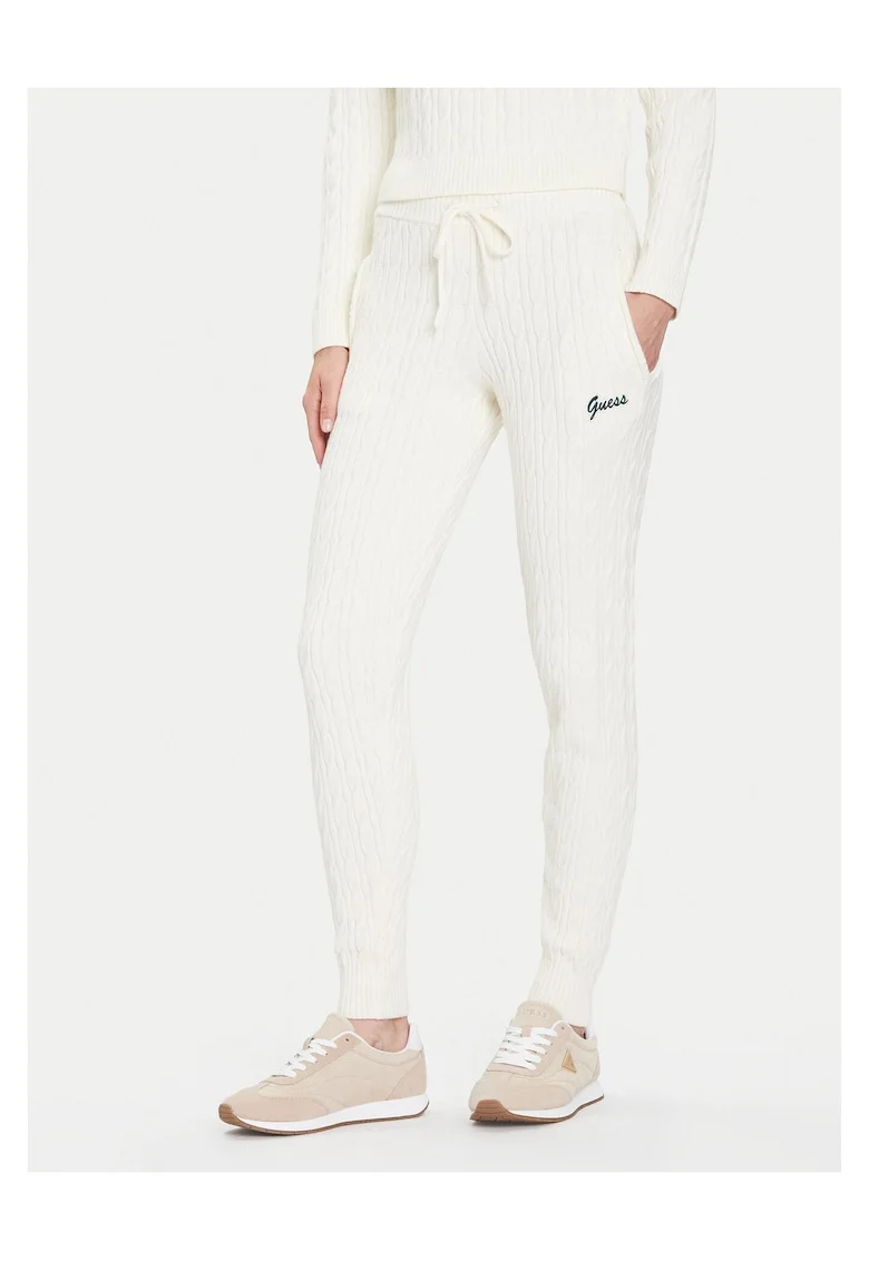 Pantaloni pentru dama  ecru, Ecru