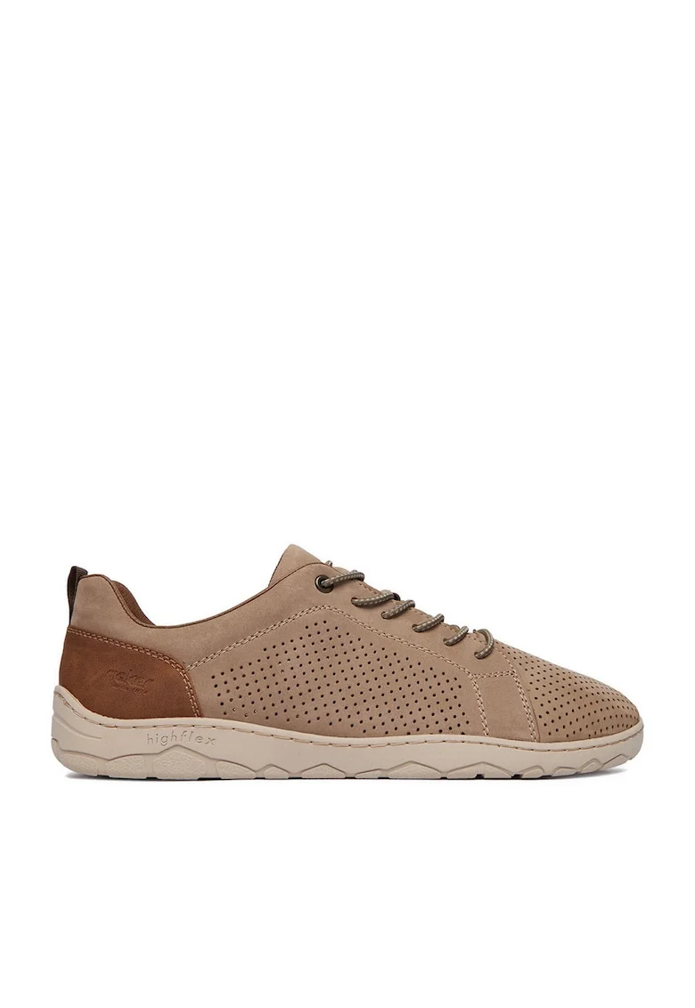 Pantofi barbati,  bej, piele naturala, interior textil,