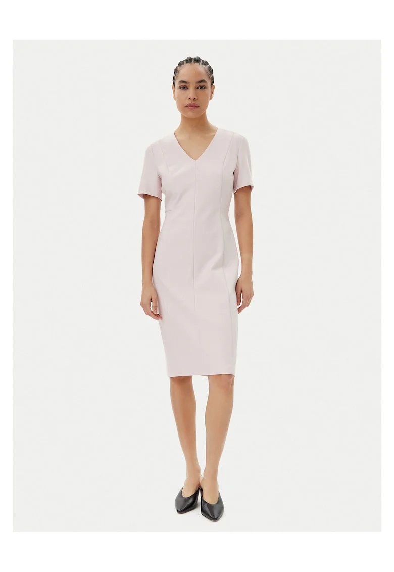 Rochie casual dama  roz