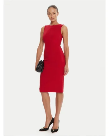 Rochie cocktail dama  rosu