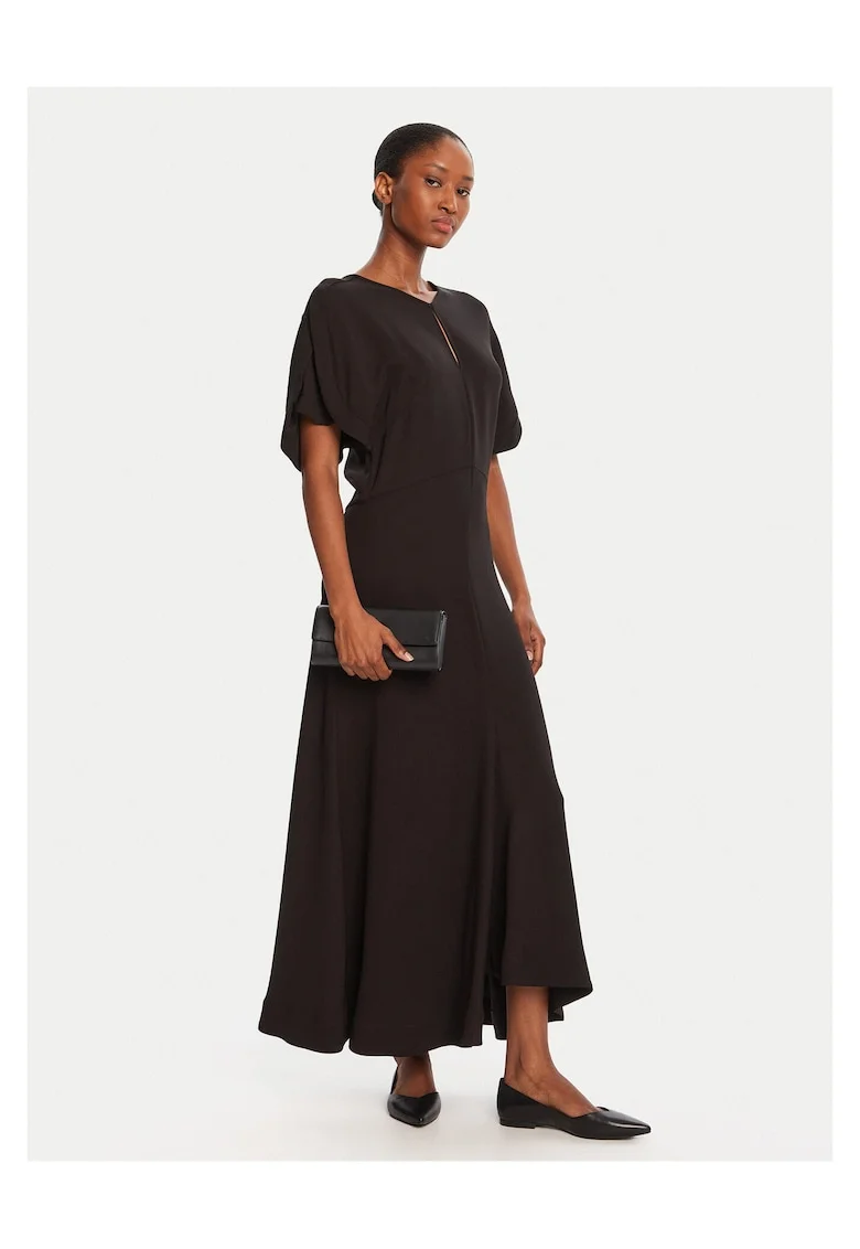 Rochie de cocktail,  negru, maxi