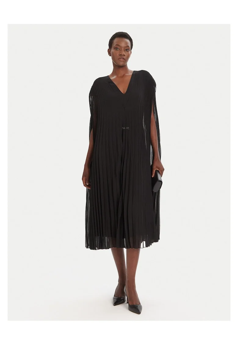 Rochie de cocktail midi,  neagra