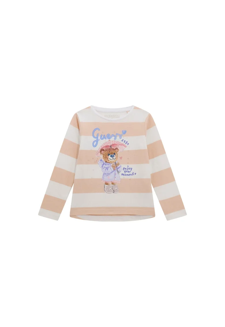 Bluza copii  bej, cu dungi
