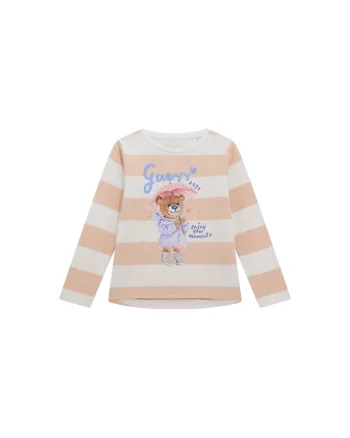 Bluza copii  bej, cu dungi