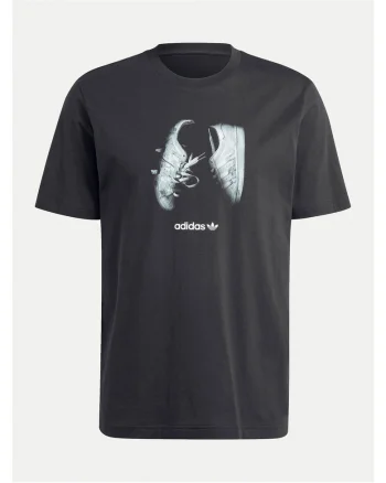 Tricou cu imprimeu pentru barbati  negru, bumbac