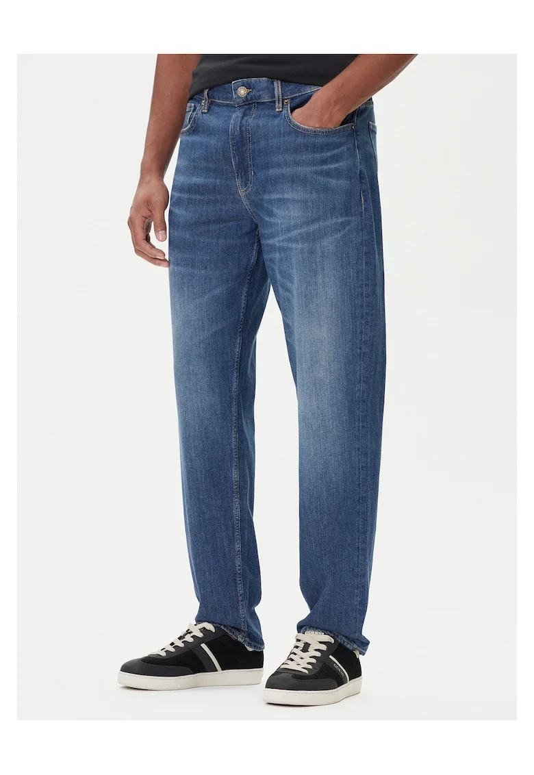Blugi barbati  albastru inchis, denim