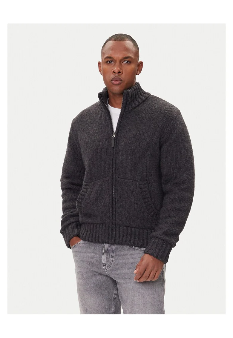 Cardigan barbati Guess, gri