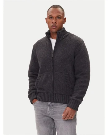 Cardigan barbati Guess, gri