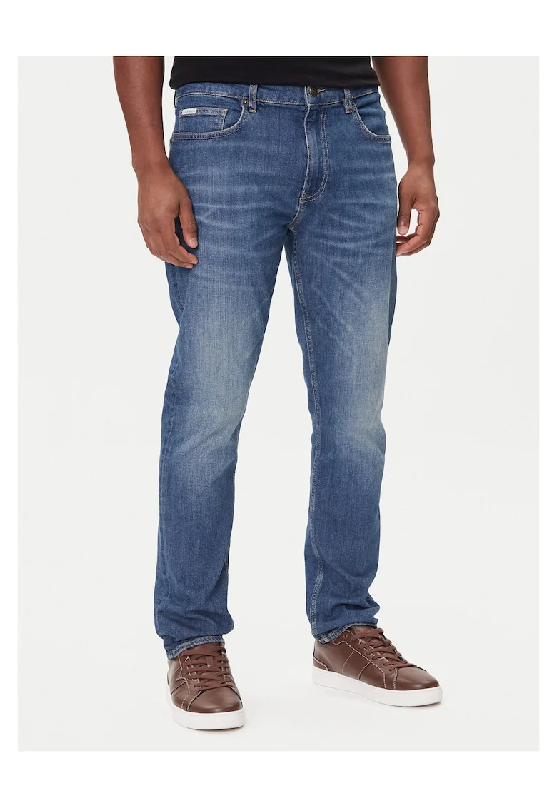Blugi barbati  albastru, din denim