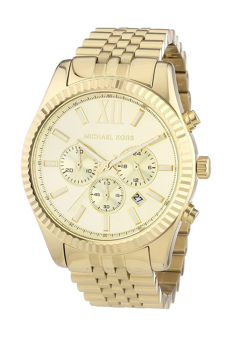 Ceas cronograf auriu Lexington, de barbati,