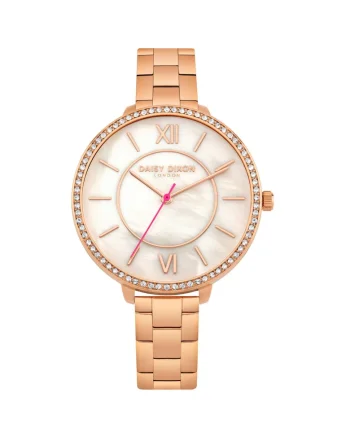 Ceas de dama  DD088RGM Bella, 36mm, 3ATM, Auriu