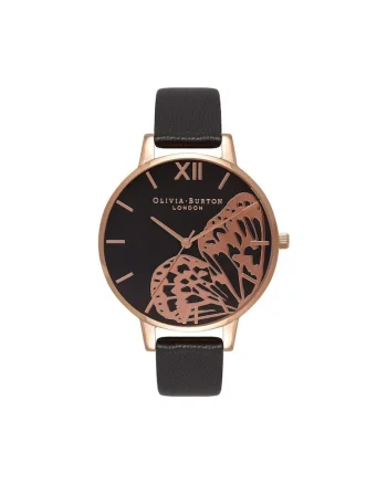 Ceas Dama,  Butterfly Wing 984759094, Negru