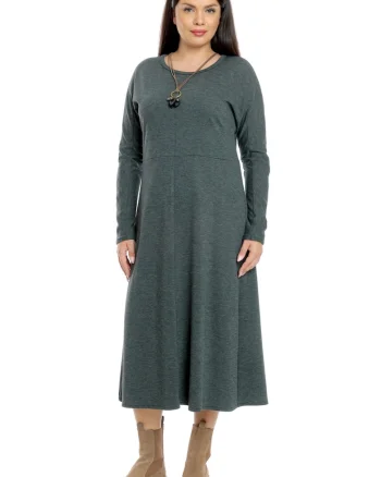 Rochie Lunga, Gri inchis PQ86